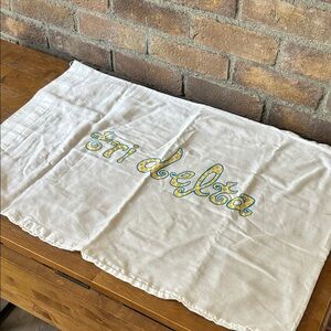 White Tri Delta pillow case